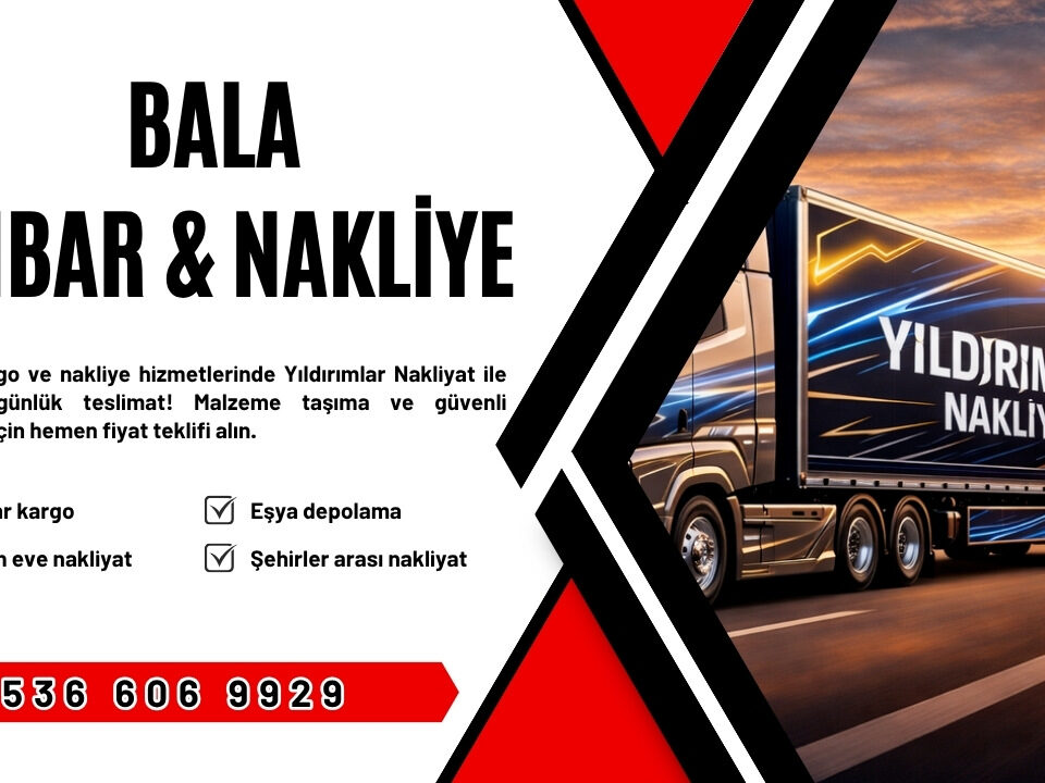 ANKARA BALA Ambar Kargo ve Evden Eve Nakliyat