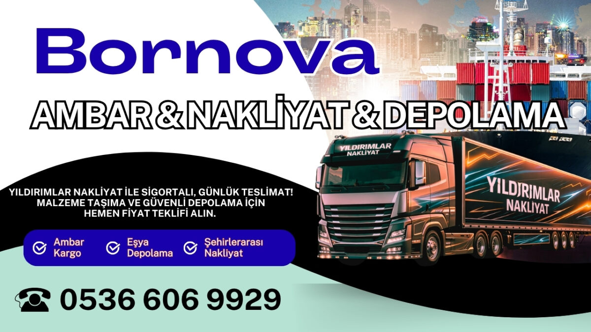 Bornova Ambar Kargo ve İzmir Evden Eve Nakliyat Depolama