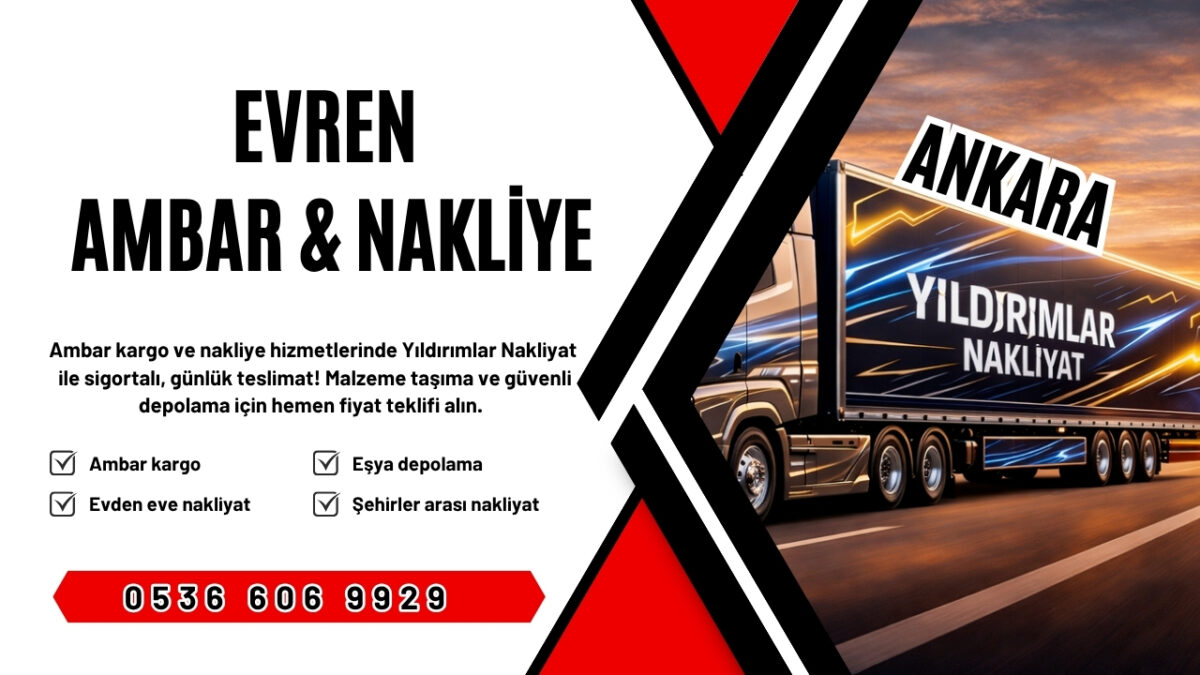 Evren Ankara Ambar Kargo ve Evden Eve Nakliyat