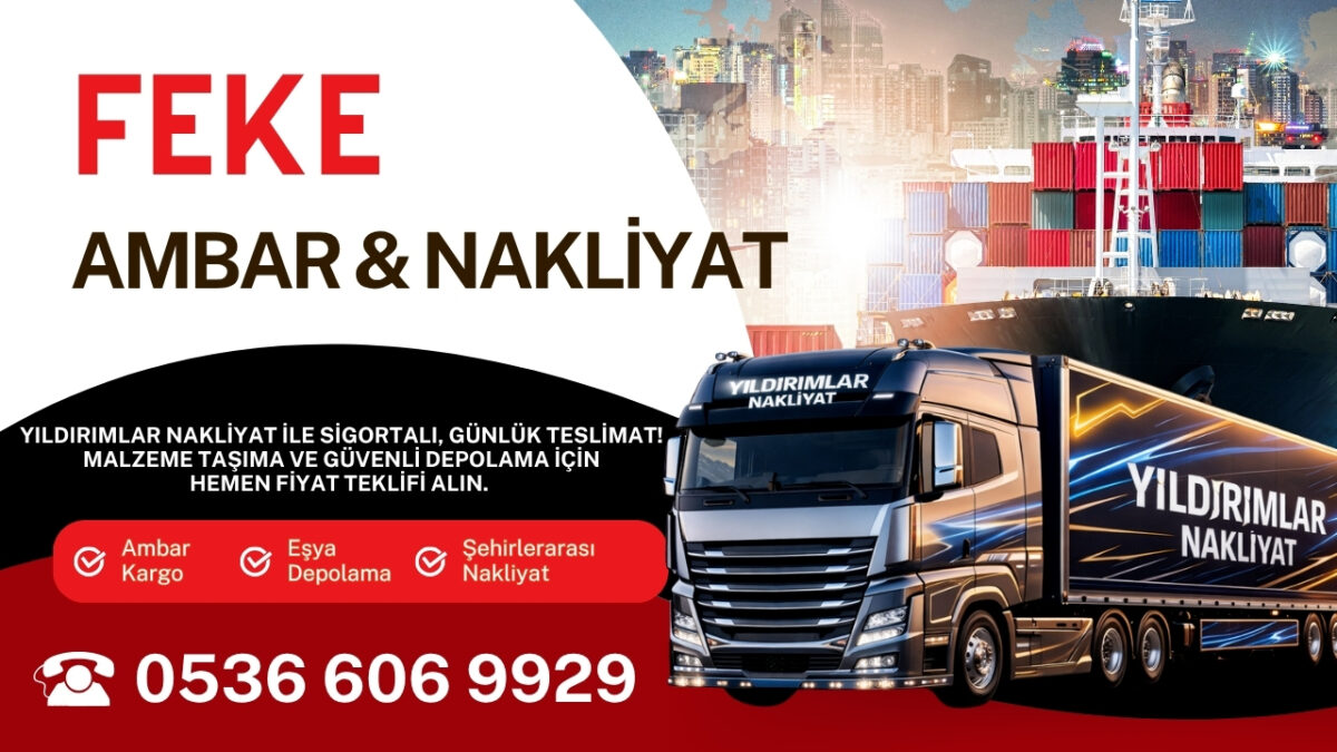 Feke Adana Ambar Kargo ve Evden Eve Nakliyat Depolama