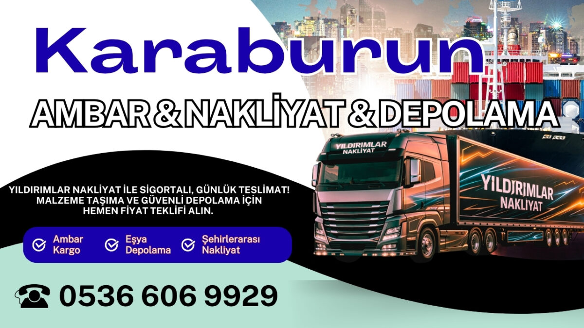 Karaburun Ambar Kargo ve İzmir Evden Eve Nakliyat Depolama