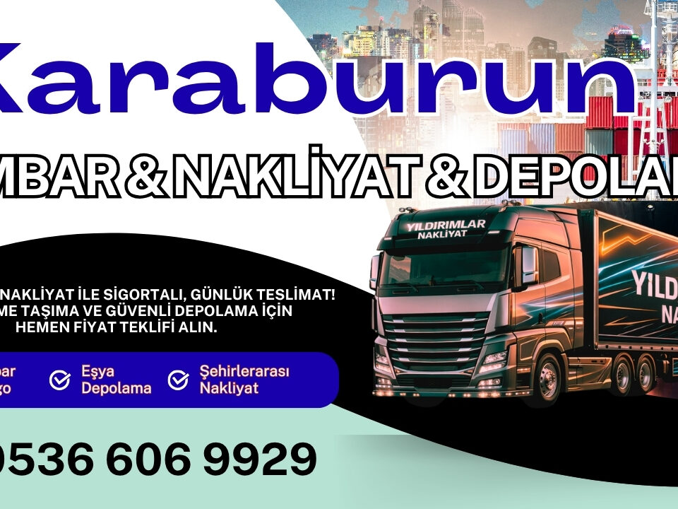 Karaburun Ambar Kargo ve İzmir Evden Eve Nakliyat Depolama