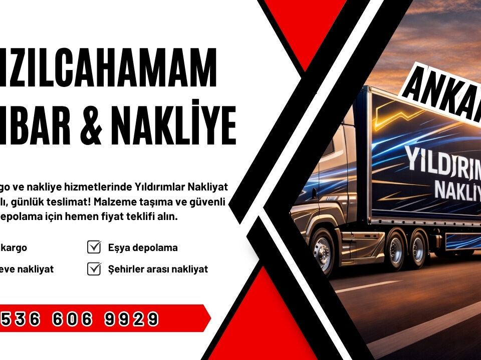 Kızılcahamam Ankara Ambar Kargo ve Evden Eve Nakliyat