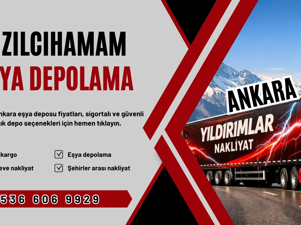 Kızılcıhamam Eşya Depolama ve Ankara Kiralık Eşya Deposu Fiyatları