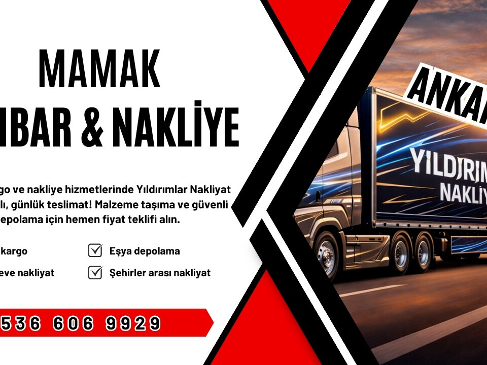 Mamak Ankara Ambar Kargo ve Evden Eve Nakliyat