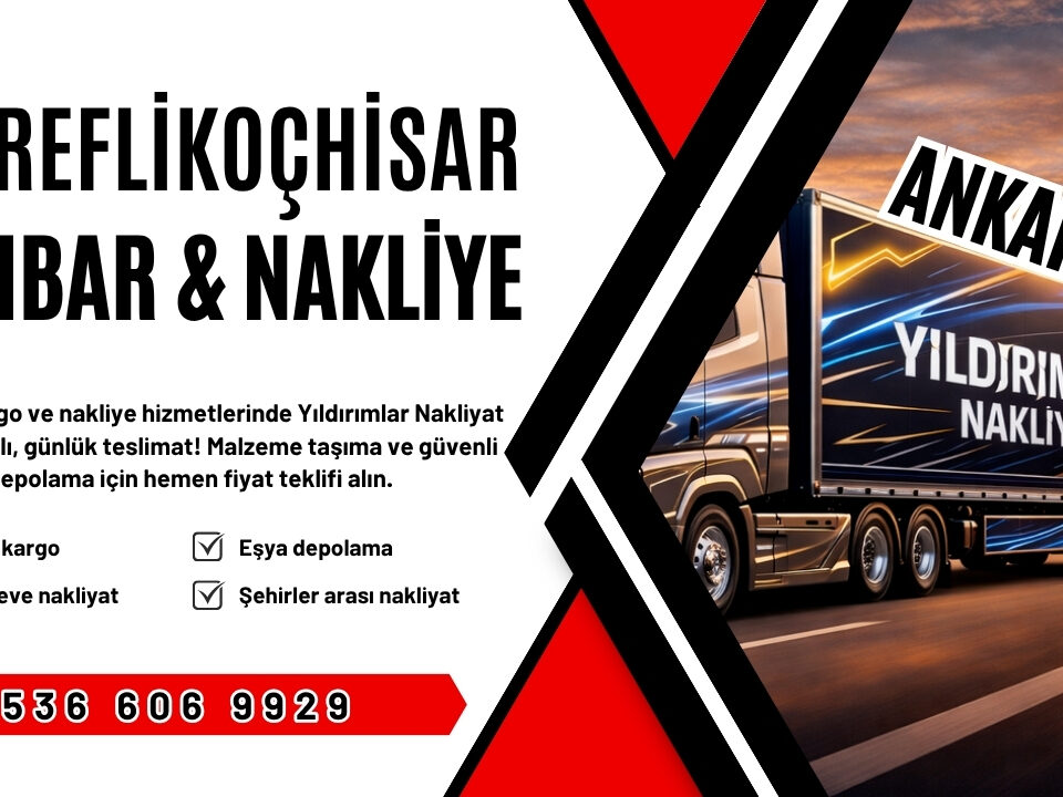 Şereflikoçhisar Ankara Ambar Kargo ve Evden Eve Nakliyat