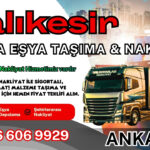 Balıkesir Parça Eşya Taşıma, Nakliyat Fiyatları ve Eşya Depolama