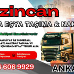Erzincan Parça Eşya Taşıma, Nakliyat Fiyatları ve Eşya Depolama
