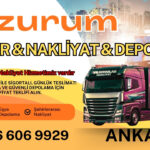 Erzurum Ankara Ambar, Nakliyat Fiyatları ve Eşya Depolama