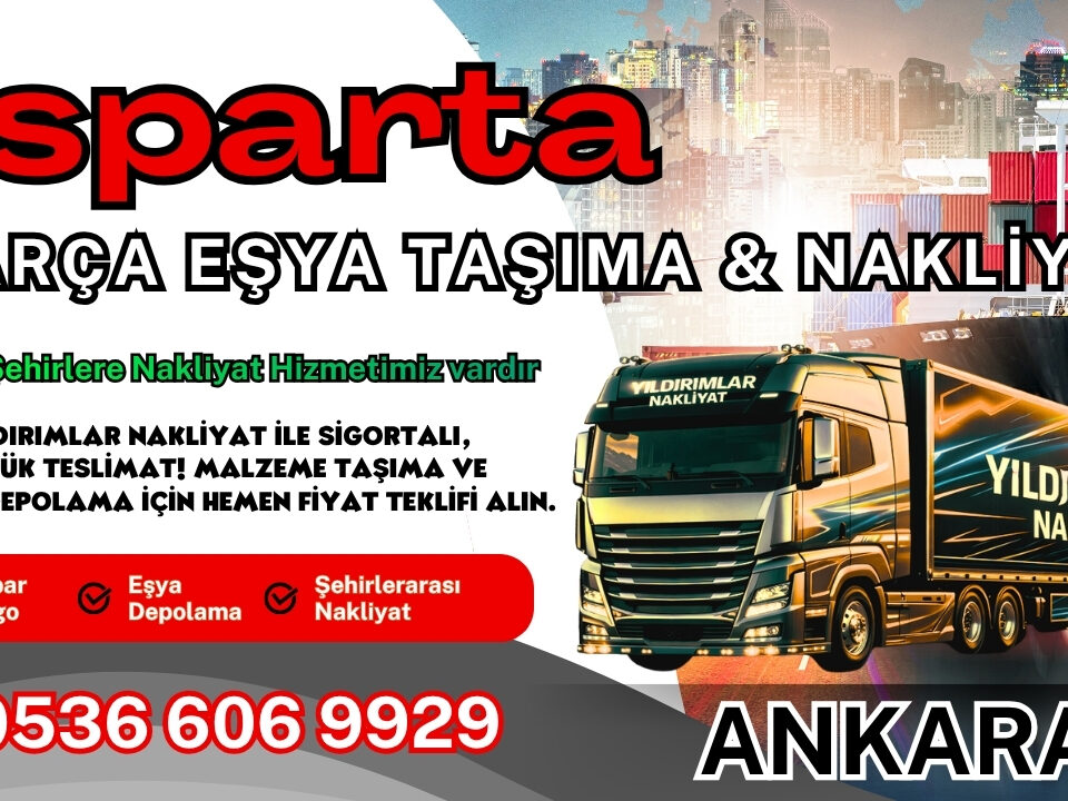 Isparta Parça Eşya Taşıma, Nakliyat Fiyatları ve Eşya Depolama