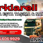 Kırklareli Parça Eşya Taşıma, Nakliyat Fiyatları ve Eşya Depolama