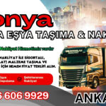 Konya Parça Eşya Taşıma, Nakliyat Fiyatları ve Eşya Depolama