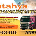Kütahya Ankara Ambar, Nakliyat Fiyatları ve Eşya Depolama