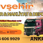 Nevşehir Ankara Ambar, Nakliyat Fiyatları ve Eşya Depolama