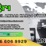 Ağrı Ambar Kargo, Nakliyat Fiyatları ve Eşya Depolama Ücretleri