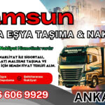 Samsun Parça Eşya Taşıma, Nakliyat Fiyatları ve Eşya Depolama