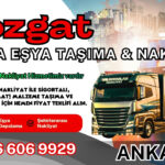 Yozgat Parça Eşya Taşıma, Nakliyat Fiyatları ve Eşya Depolama